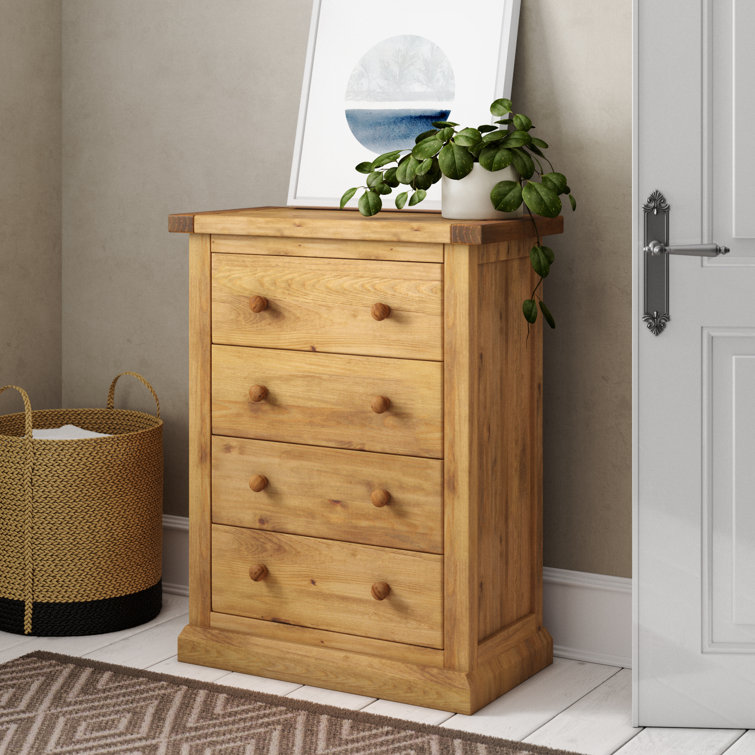 Brambly Cottage 4 Drawer 70Cm W Chest Of Drawers & Reviews Wayfair.co.uk